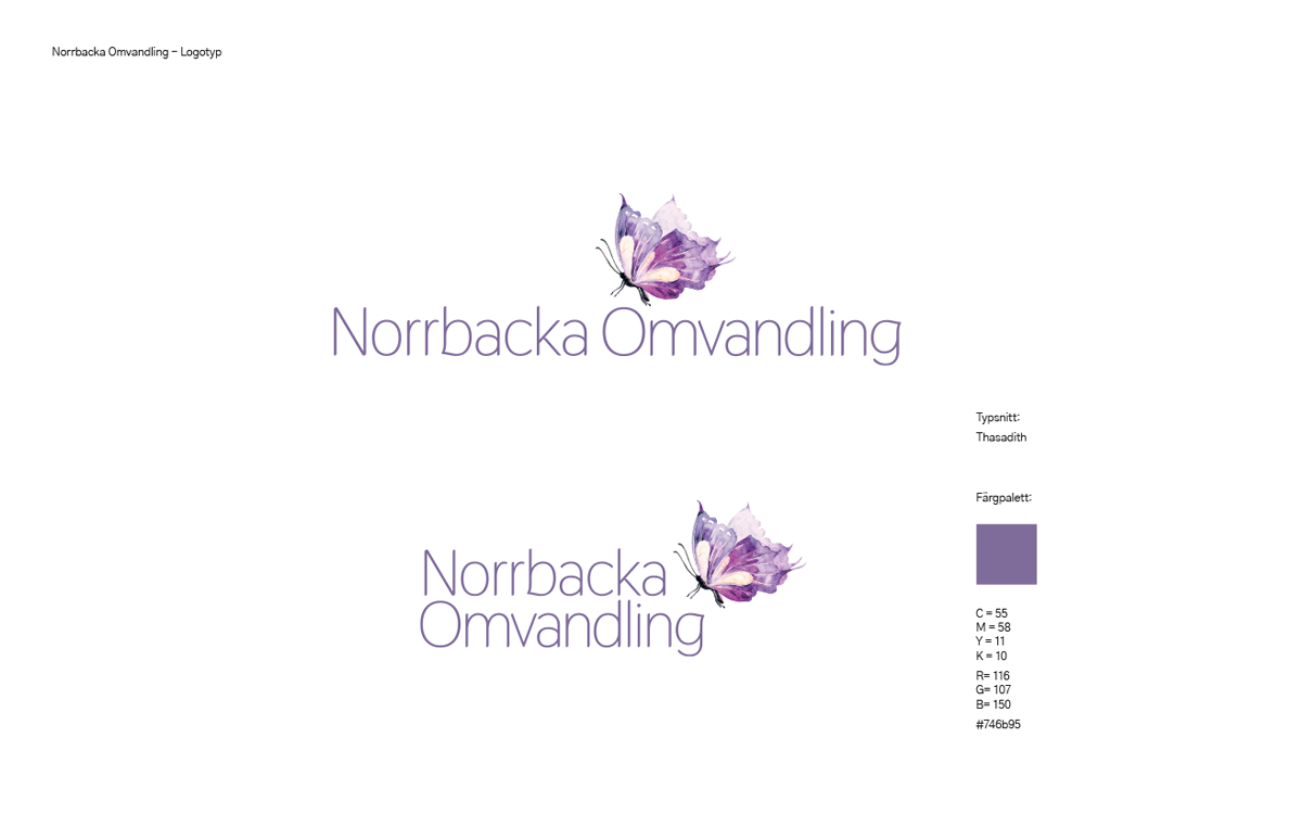 Norrbacka Utveckling grafisk profil