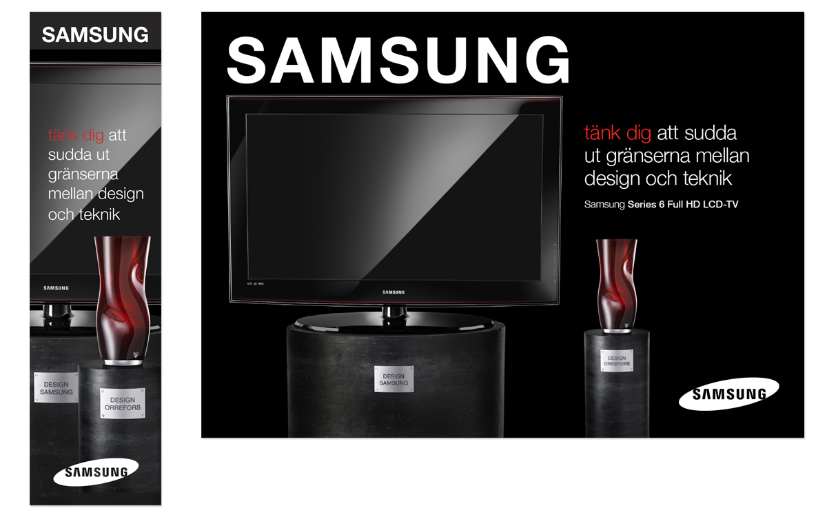 Samsung Series 6 LCD-TV outdoor media
